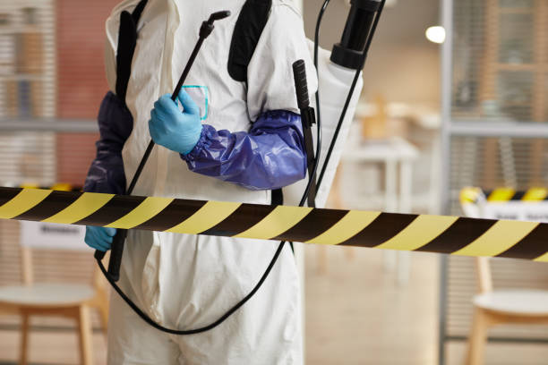 Professional Biohazard technician working in Milton, FL